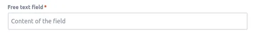 Free text variable configuration in a Jira template, free text template variable